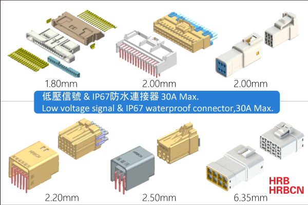 高壓高電流矩陣式連接器 80A Max